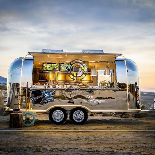 13FT Mirror Concession Airstream Food Trailer